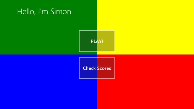 Screenshot 1 of Simon the Game