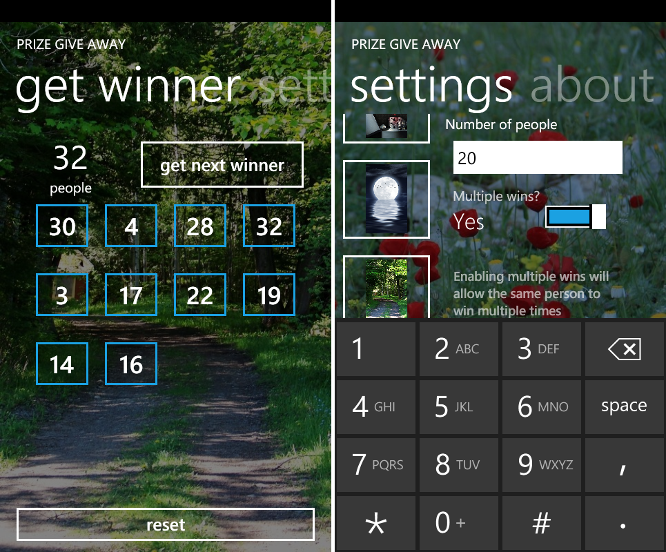 Screenshot 2 of Prize Give Away
