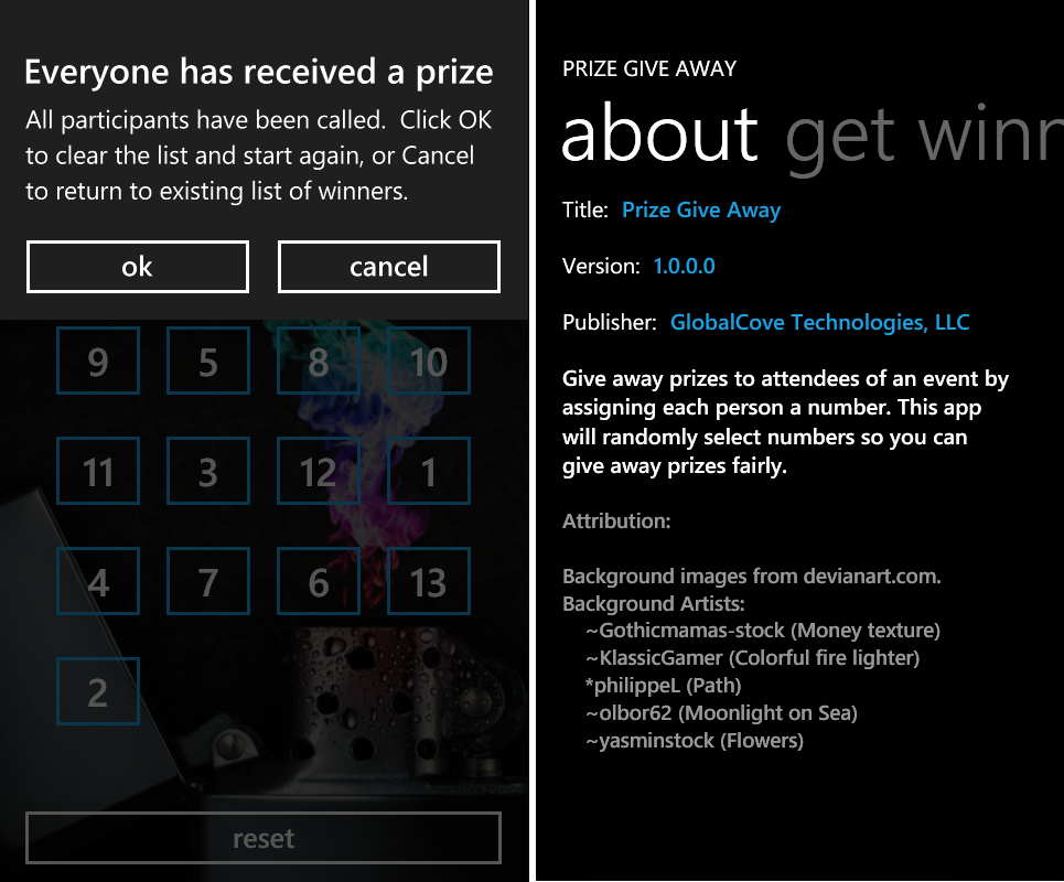 Screenshot 3 of Prize Give Away